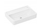 Waschtisch Hansgrohe Xuniva Q Wandwaschtisch Compact 55x37 ohne Hahnloch, ohne Überlauf, SmartClean- weiß