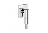 FixFit Fine E Schlauchanschluss mit Ventil zwrotnym, kwadratowe, Chrom