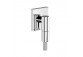FixFit Fine E Schlauchanschluss mit Ventil zwrotnym, kwadratowe, Chrom