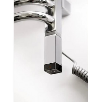 Grzałka Terma One o profilu prostokątnym 30x40, moc 600 W - Chrom