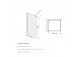 Duschwand Sanplast TX Walk-In 110x190 cm, silbernes Profil glänzend, Glas transparent- sanitbuy.pl