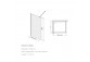 Duschwand Sanplast TX Walk-In 110x190 cm, silbernes Profil glänzend, Glas transparent- sanitbuy.pl