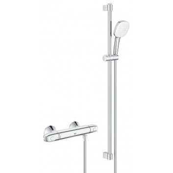 Brausearmatur Grohe Grohtherm 1000, thermostatisch, zur Wandmontage, szer. 317 mm, Chrom