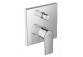 Dusch-set Hansgrohe WallStoris, Aufputz-, Armattur thermostatisch, 1 wyjście wody, mit Korb, wieszakiem i suwakiem, schwarz matt