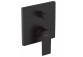 Dusch-set Hansgrohe WallStoris, Aufputz-, Armattur thermostatisch, 1 wyjście wody, mit Korb, wieszakiem i suwakiem, schwarz matt