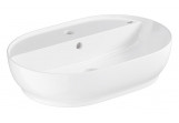 Wandwaschtisch Grohe Essence, 60cm, z Überlauf, Hahnloch, weiß