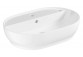 Wandwaschtisch Grohe Cube Ceramic, 60cm, z Überlauf, Hahnloch, alpenweiß