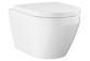 Wand-wc Grohe Euro Ceramic, 54x37cm, bezkołnierzowa mit WC-Sitz mit Softclosing - alpenweiß