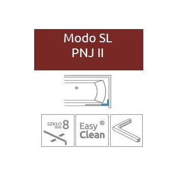 Parawan nawannowy Radaway Essenza Pro PNJ II, Glas transparent, 60x150cm, profil Chrom