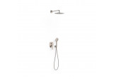Dusch-set Tres Loft Unterputz mit Kopfbrause okrągłą 30 cm - Stahl 
