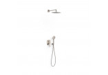 Dusch-set Tres Study Exclusive Unterputz mit Kopfbrause okrągłą 30 cm - Stahl 