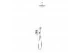 Dusch-set Tres Loft Unterputz mit Kopfbrause okrągłą 30 cm - Stahl 