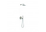 Dusch-set Tres Loft Unterputz mit Kopfbrause okrągłą 30 cm - Stahl 