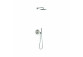 Dusch-set Tres Loft Unterputz mit Kopfbrause okrągłą 30 cm - Stahl 