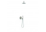 Dusch-set Tres Loft Unterputz mit Kopfbrause okrągłą 30 cm - Stahl 
