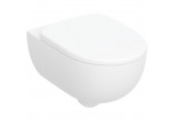 Set wiszącej miski WC Geberit Selnova 54x35,5 cm, Tiefspül-, TurboFlush, mit Sitz WC- - weiß