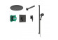 Duschsystem Hansgrohe Crometta S 240 1jet, Unterputz, Armatur Einhebel-, Kopfbrause 24cm, Handbrause 2-Funktions-, Chrom