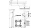 Duschsystem Hansgrohe Crometta S 240 1jet, Unterputz, Armatur Einhebel-, Kopfbrause 24cm, Handbrause 2-Funktions-, Chrom