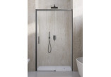 Tür wnękowe Radaway Idea 8 DWJ Brushed GunMetal 140 cm, links - Glas transparent, profil gunmetal szczotkowany