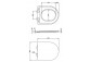 Wand-wc SILENT POWER™ Omnires Ottawa,mit WC-Sitz mit Softclosing, 49x37cm, weiß Glanz