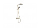 Dusch-set Hansgrohe Pulsify S Puro 260 1 jet z Ecostat Fine i główką Dusch- 3jet, Farbe gebürstetes Bronze