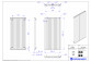 Grzejnik Instal-Projekt Pilaro V 9 x 120 cm (2-elementowy) - standardowy weiß