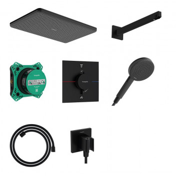 Dusch-set Hansgrohe Croma 220 Set mit Thermostat und Regenbrause