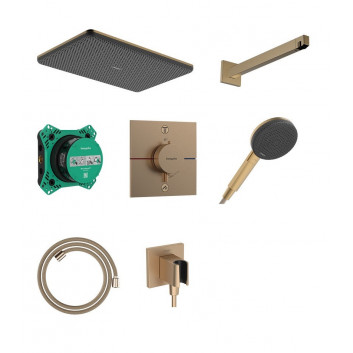 Dusch-set Hansgrohe Croma 220 Set mit Thermostat und Regenbrause