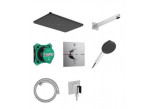 Duschsystem Hansgrohe Raindance Alive Q 210/340 1jet mit Armatur termostatyczną i iBox universal 2, Unterputz - Chrom