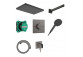 Dusch-set Hansgrohe Croma 220 Set mit Thermostat und Regenbrause