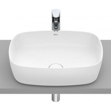 Aufsatzwaschtisch 37cm Roca Inspira Round rund, mit Schicht Superglaze weiß