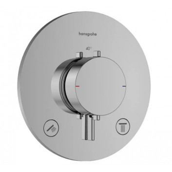 PYTAJ O RABAT ! Armatur thermostatisch Hansgrohe Ecostat S, Unterputz mit Ventil odcinającym, Außenelement 1-odbiornik