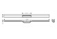 Außenelement odpływu Hansgrohe RainDrain Flex, 80cm, z możliwością przycięcia i zur Bodenmontage - Chrom