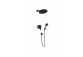 Set Unterputz Hansgrohe Vernis Blend 200, Pulsify S 1jet - schwarz matt