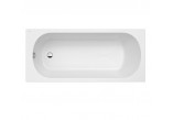 Badewanne rechteckig Roca Linea Slim, 170x70cm, Acryl-, weiß