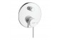 Dusch-set Hansgrohe WallStoris, Aufputz-, Armattur thermostatisch, 1 wyjście wody, mit Korb, wieszakiem i suwakiem, schwarz matt