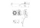 Dusch-set Hansgrohe WallStoris, Aufputz-, Armattur thermostatisch, 1 wyjście wody, mit Korb, wieszakiem i suwakiem, schwarz matt