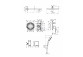 Dusch-set Hansgrohe WallStoris, Aufputz-, Armattur thermostatisch, 1 wyjście wody, mit Korb, wieszakiem i suwakiem, schwarz matt