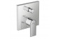 Dusch-set Hansgrohe WallStoris, Aufputz-, Armattur thermostatisch, 1 wyjście wody, mit Korb, wieszakiem i suwakiem, schwarz matt