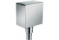 Dusch-set Hansgrohe WallStoris, Aufputz-, Armattur thermostatisch, 1 wyjście wody, mit Korb, wieszakiem i suwakiem, schwarz matt