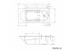 Badewanne rechteckig 170x75cm Riho Lugo weiß 170L- sanitbuy.pl