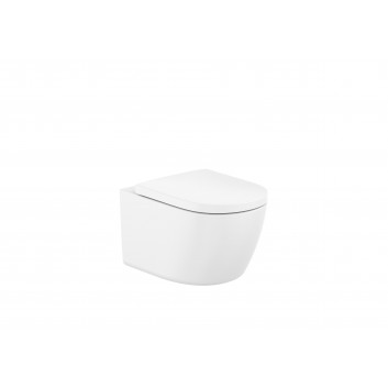 Becken abgehängt WC Roca Meridian Rimless Compacto, 48x36cm, bez kołnierza, weiß