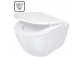 Becken Wc mit Sitz bezkołnierzową, Deante Round, weiß
