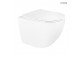 Set Oltens Hamnes Stille Becken WC hängend PureRim mit Schicht SmartClean mit WC-Sitz mit Softclosing