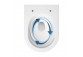 Set Cersanit SET C250: Gestell Aqua 50 MECH QF + Wand-WC Zen By Cersanit Cleanon mit WC-Sitz mit Softclosing