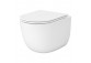 Set Cersanit SET C951: Becken WC hängend Cersanit Intro Pro Oval Tornado 36x48,5 cm mit Sitz duroplastową Slim - weiß