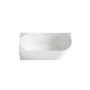 Badewanne freistehend Emporia Molly 160x78 cm, Eck-, links z Überlauf szczelinowym i syfonem Emporia - weiß
