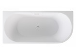 Badewanne freistehend Besco Zoya, rechts, 150x75cm, Acryl-, weiß