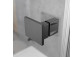 Teil rechts Kabine Radaway Essenza Pro Black PDD, 1000x2000mm, Glas transparent, golden profil