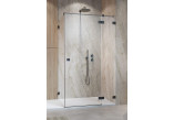 Teil rechts Kabine Radaway Essenza Pro Black PDD, 1000x2000mm, Glas transparent, golden profil